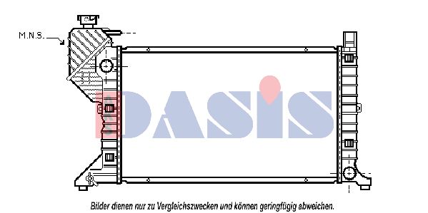 AKS DASIS Radiators, Motora dzesēšanas sistēma 132040N